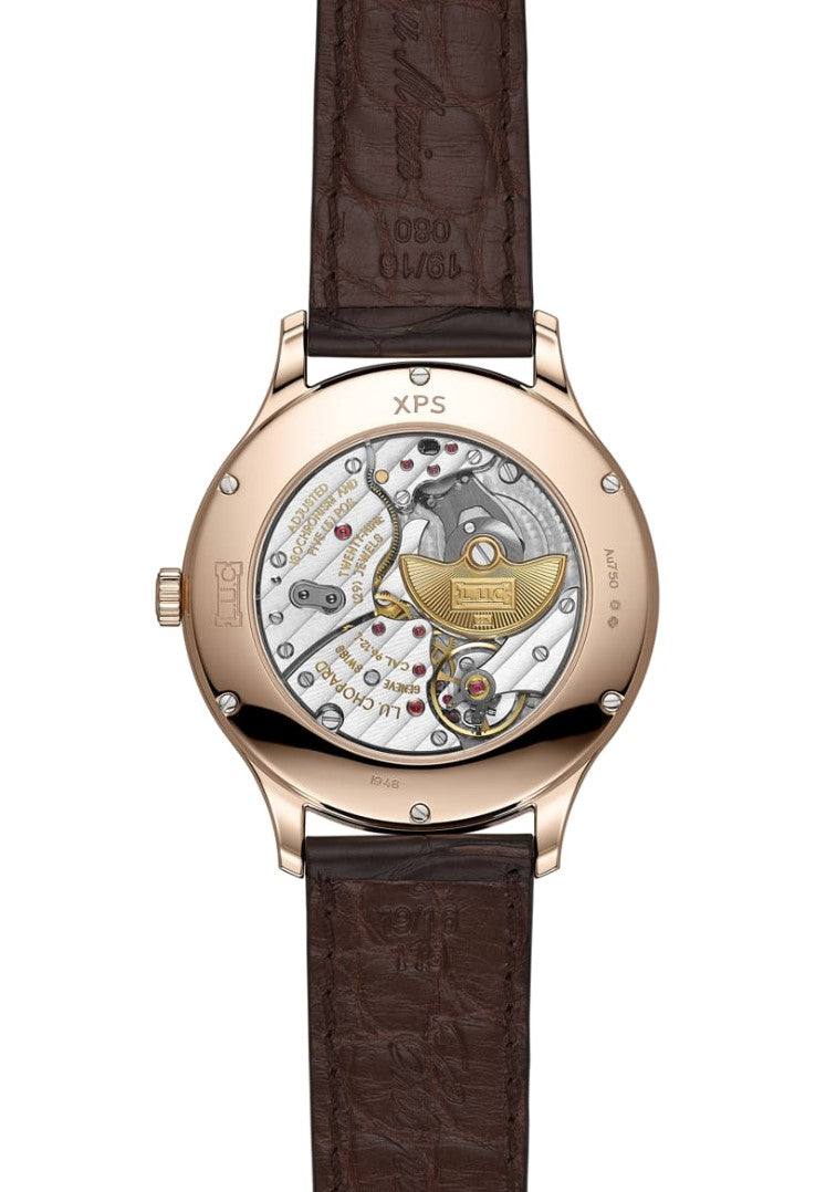 Chopard L.U.C XPS Elegance Ethical 18K Rose Gold & Diamonds Men`s Watch