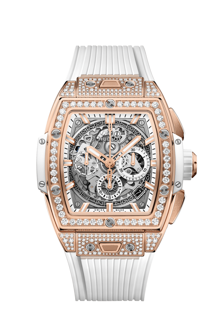 Hublot Spirit of Big Bang Chronograph 18K King Gold & Diamonds Man's Watch - Premium Luxury Product