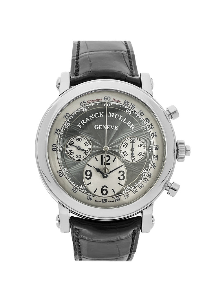 Franck Muller Vanguard Yachting Crongraph Rattrapante Stainless steel Men's Watch - Premium Luxury Product