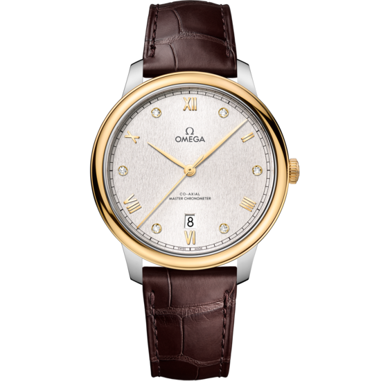 Omega De ville Prestige Stainless steel & 18K Yellow Gold Men's Watch - Premium Luxury Product