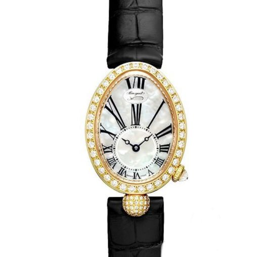 Breguet Reine de Naples 18K Yellow Gold & Diamonds Lady's Watch - Premium Luxury Product