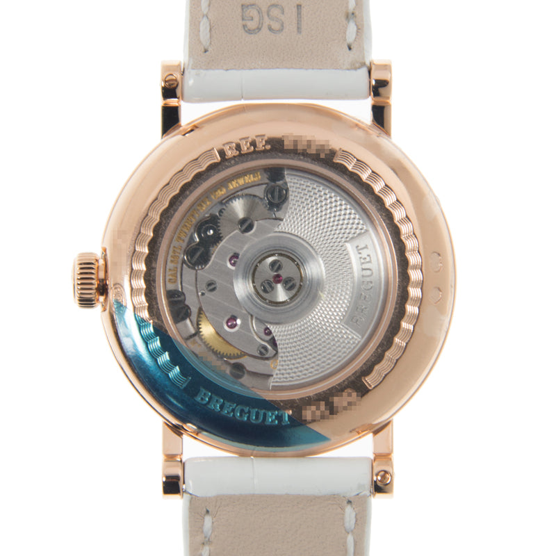 Breguet Classique Moon Phase 18K Rose Gold & Diamonds Lady's Watch - Premium Luxury Product