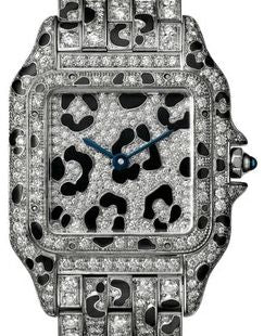 Cartier Panthere de Cartier Rhodiumized White Gold & Diamonds Lady's Watch - Premium Luxury Product