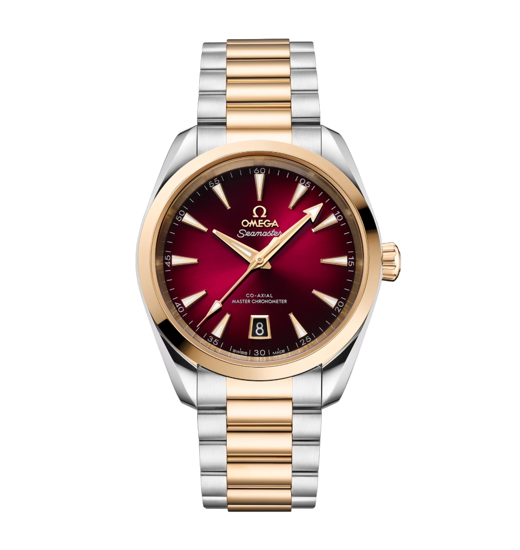 Omega Seamaster Aqua Terra Stainless steel & Moonshine™ gold Men's Watch - Premium Luxury Product