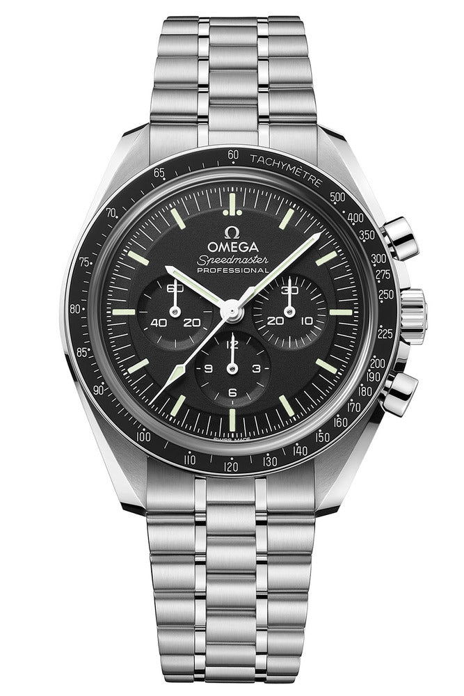 Omega Speedmaster Moonwatch Professional Chronograph Stainless steel & Ceramic Men's Watch - Premium Luxury Product