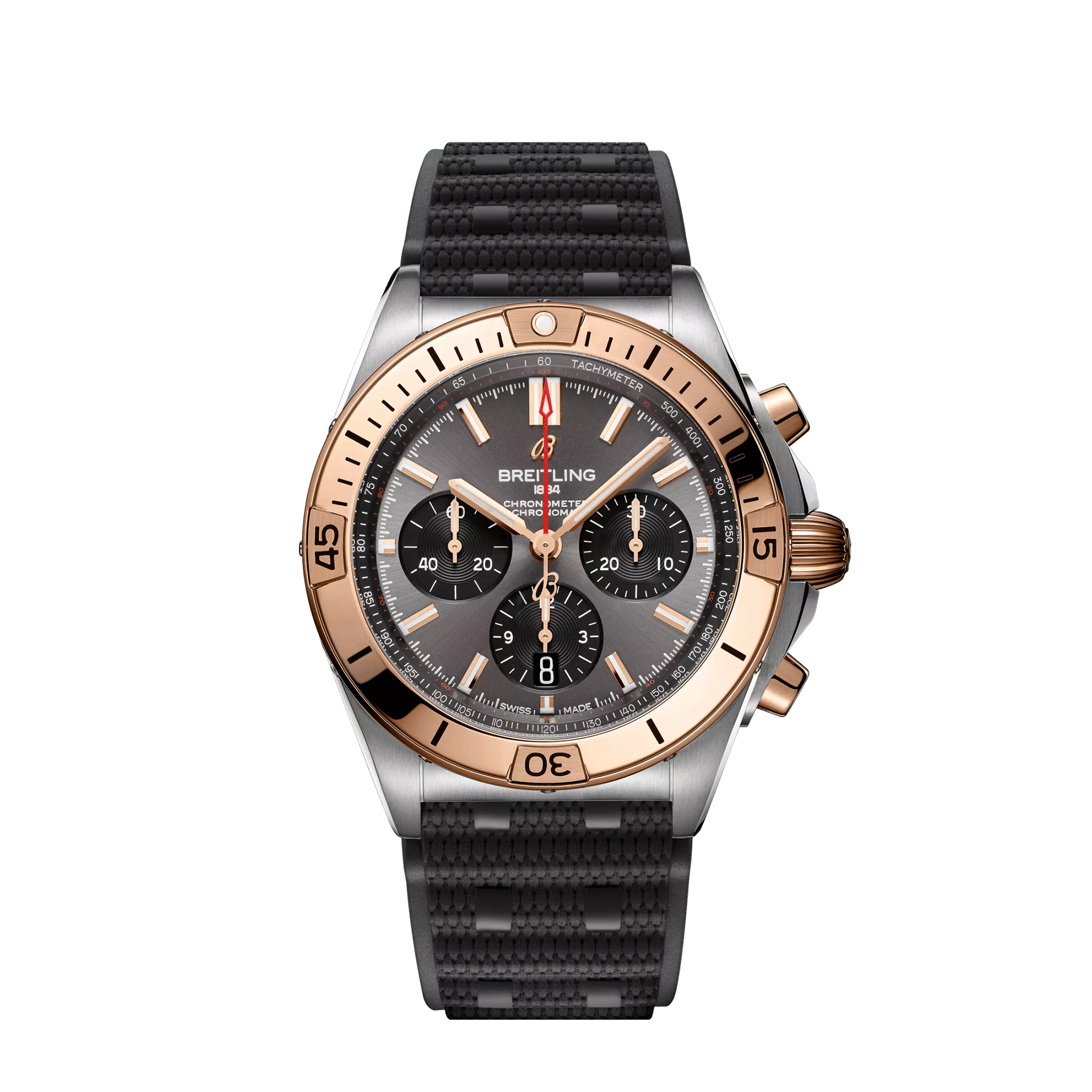 Breitling Chronomat Chronograph  Stainless steel & 18k Red Gold Men's Watch - Premium Luxury Product