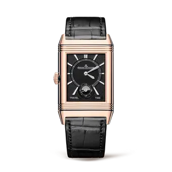 Jaeger-Lecoultre Reverso Classic Duoface Small Seconds 18K Rose Gold Men's Watch