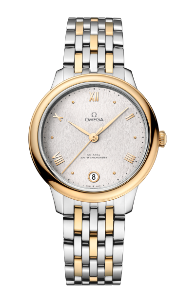 Omega De ville Prestige Stainless steel & 18K Yellow Gold Lady's Watch - Premium Luxury Product