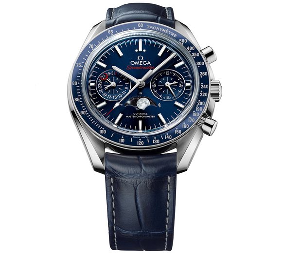 Omega Speedmaster Two Counters MoonPhase Stainless steel & Ceramic Men's Watch - Premium Luxury Product