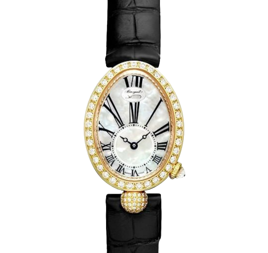 Breguet Reine de Naples 18K Yellow Gold & Diamonds Lady's Watch - Premium Luxury Product