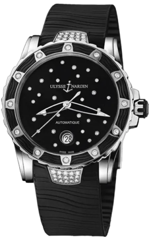 Ulysse Nardin Diver Lady Diver Starry Night Stainless Steel & Diamonds Ladies Watch