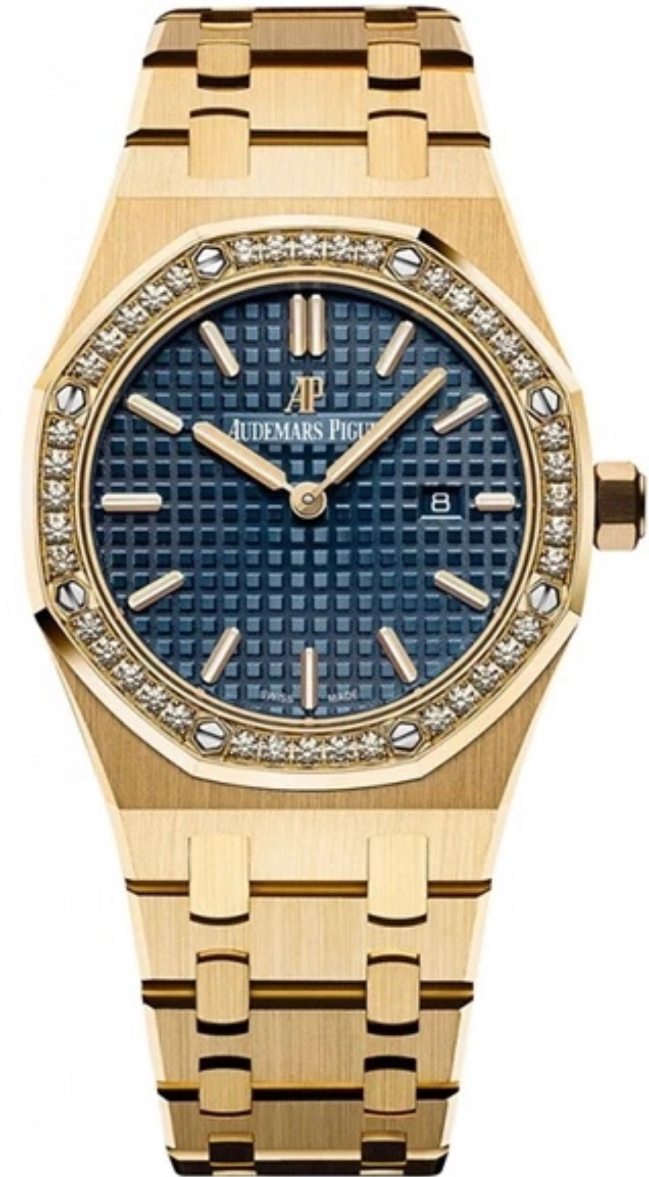 Audemars Piguet Royal Oak Quartz 18K Yellow Gold Lady's Watch - Premium Luxury Product