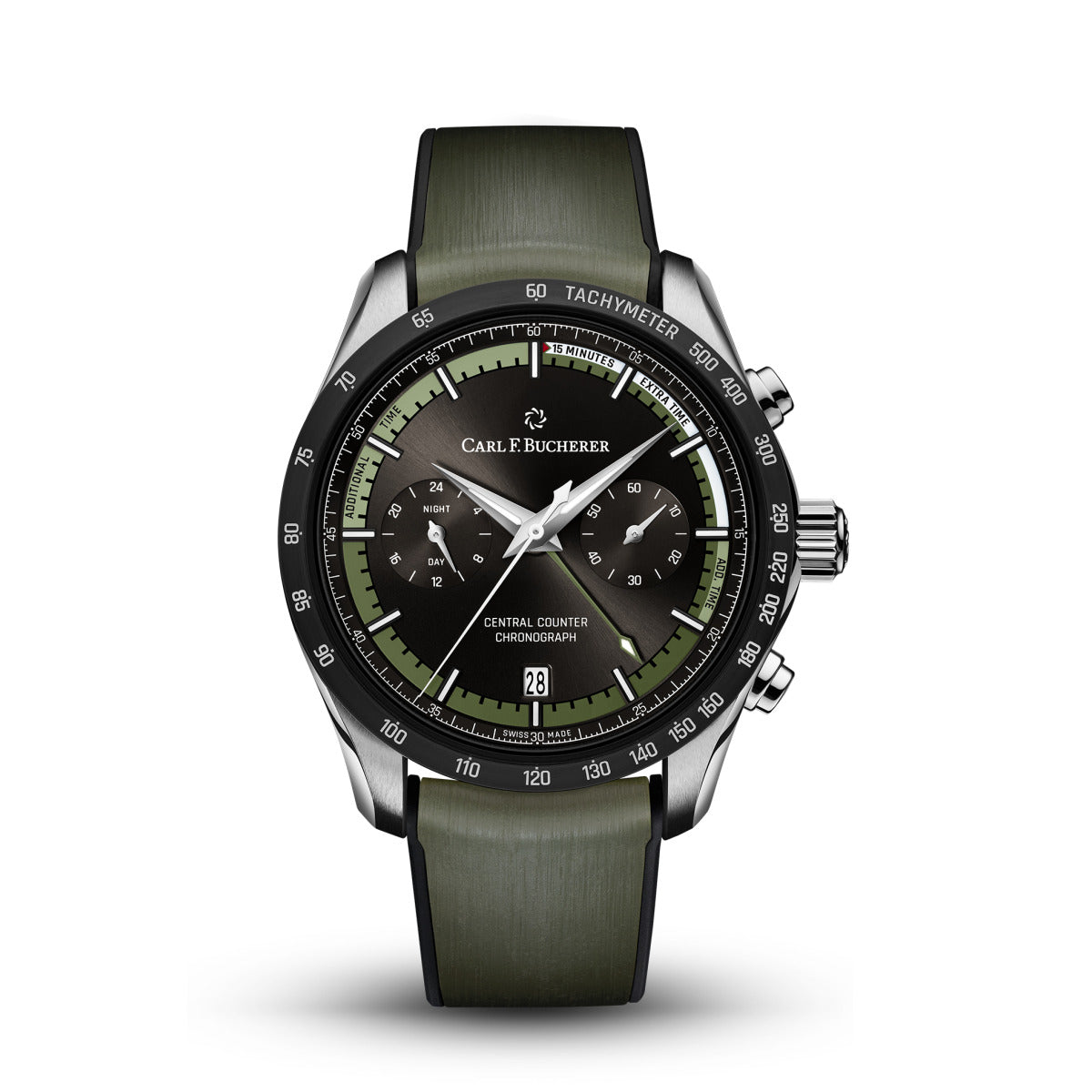 Carl F. Bucherer Manero Chronograph Stainless steel Limited Edition Men's Watch - Premium Luxury Product