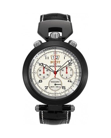 Bovet Sportster Saguaro Chronograph Stainless Steel Mens Watch - Premium Luxury Product