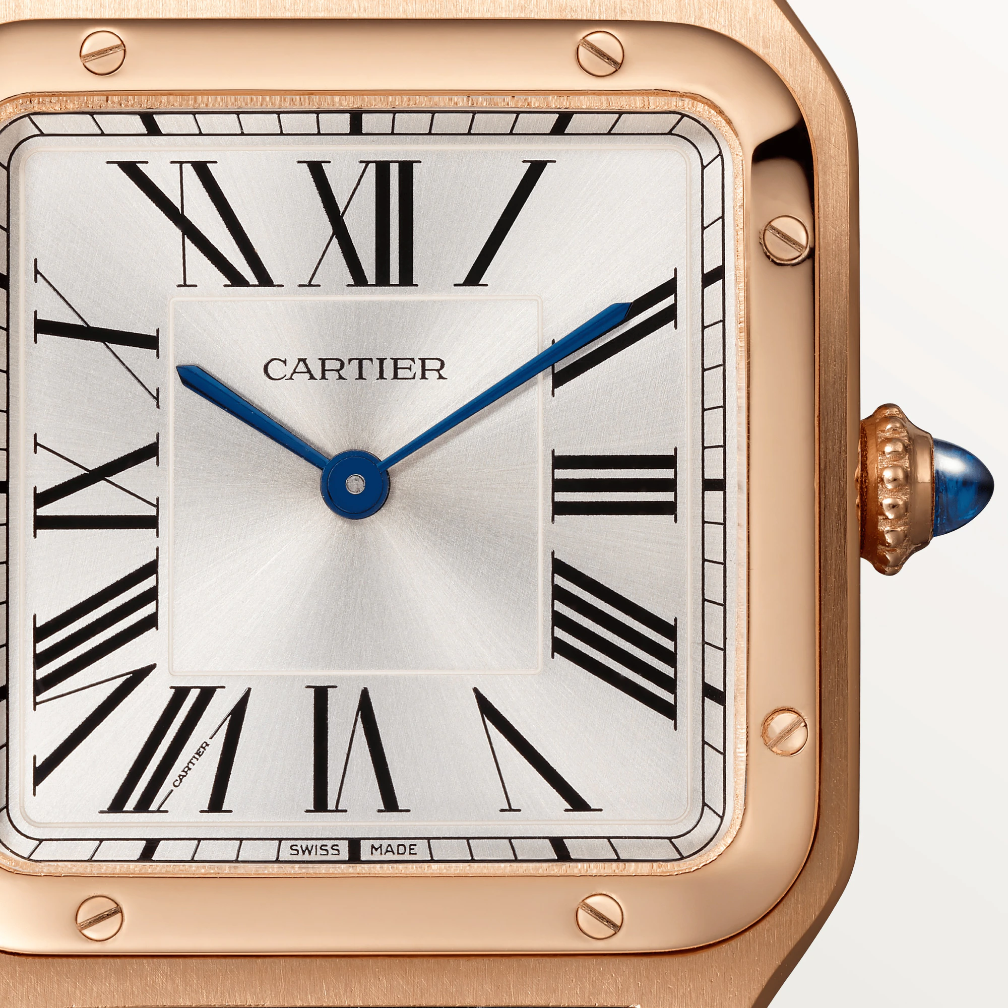 Cartier Santos 18K Rose Gold Unisex  Watch