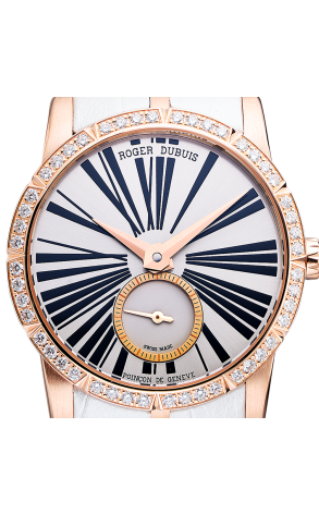 Roger Dubuis Excalibur 18k Rose Gold & Diamonds Lady`s Watch
