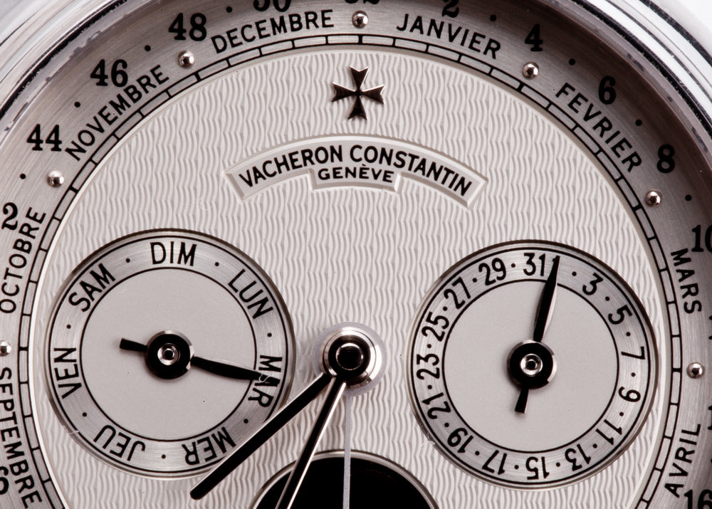 Vacheron Constantin Triple Date Moonphase 18K White Gold Men's Watch