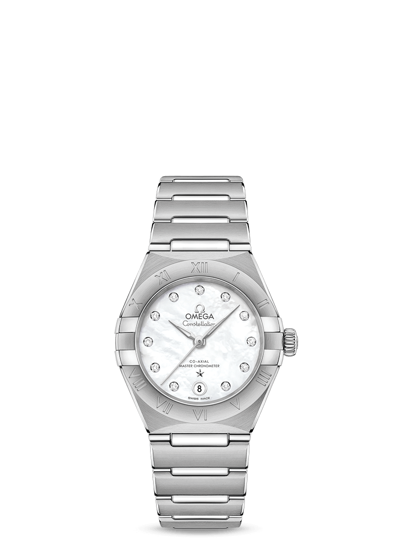 Omega Constellation Co-Axial Master Chronometer Stainless steel & Diamonds Lady’s Watch - Premium Luxury Product
