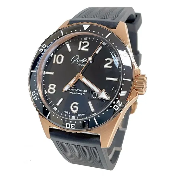 Glashutte Original Spezialist SeaQ Panorama Date Red Gold Men's Watch