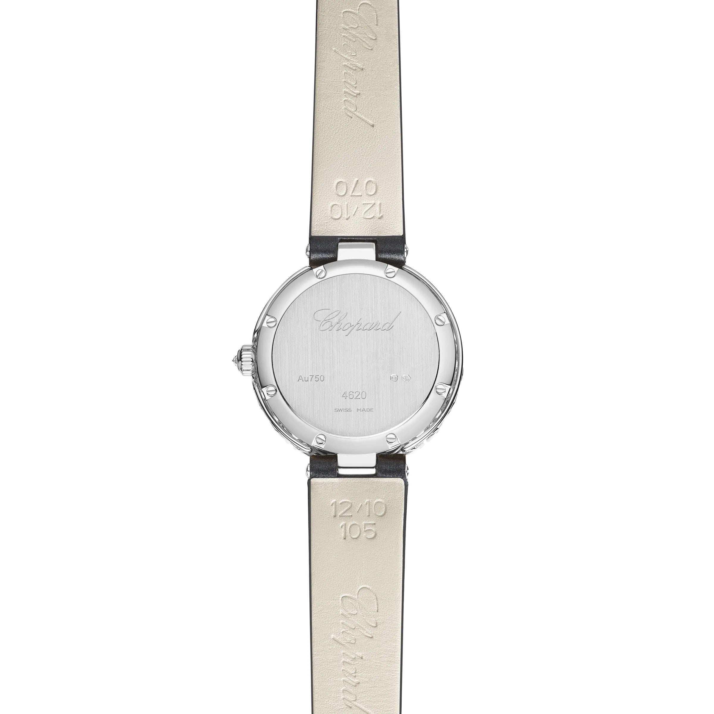 Chopard L’Heure Du Diamant Round Small 18K White Gold & Diamonds Ladies Watch