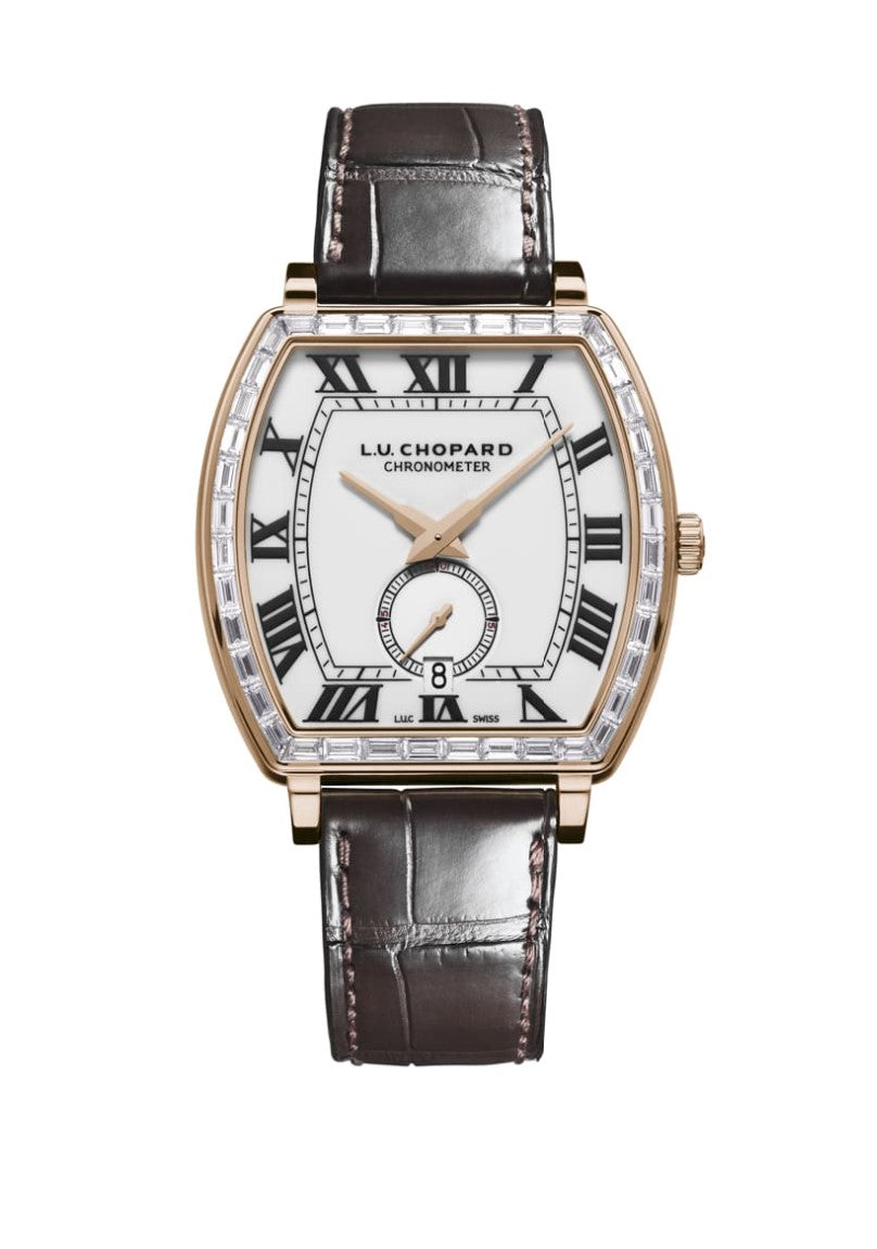Chopard L.U.C Heritage Grand Cru 18-K Rose Gold & Diamonds Men`s Watch - Premium Luxury Product