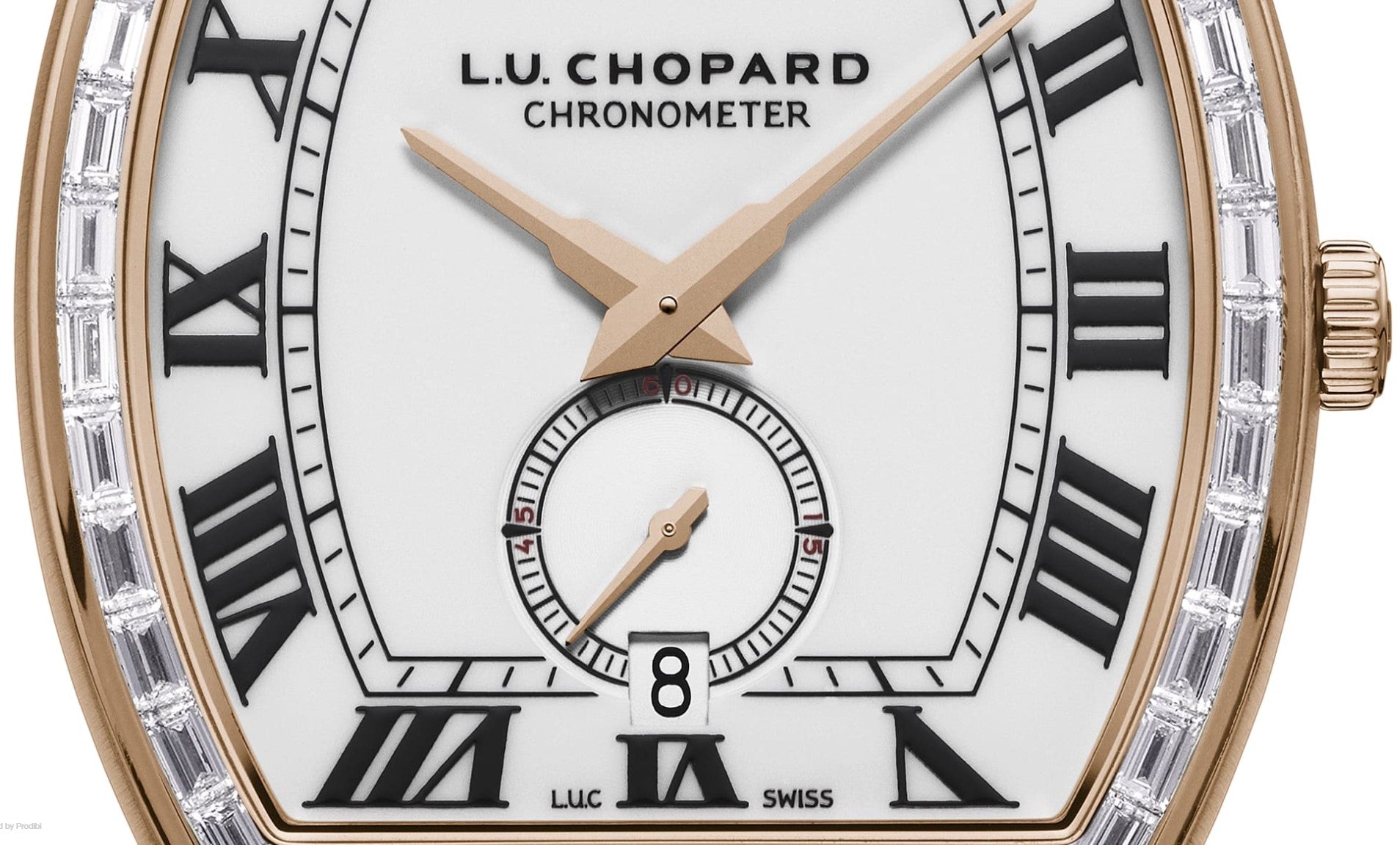 Chopard L.U.C Heritage Grand Cru 18-K Rose Gold & Diamonds Men`s Watch