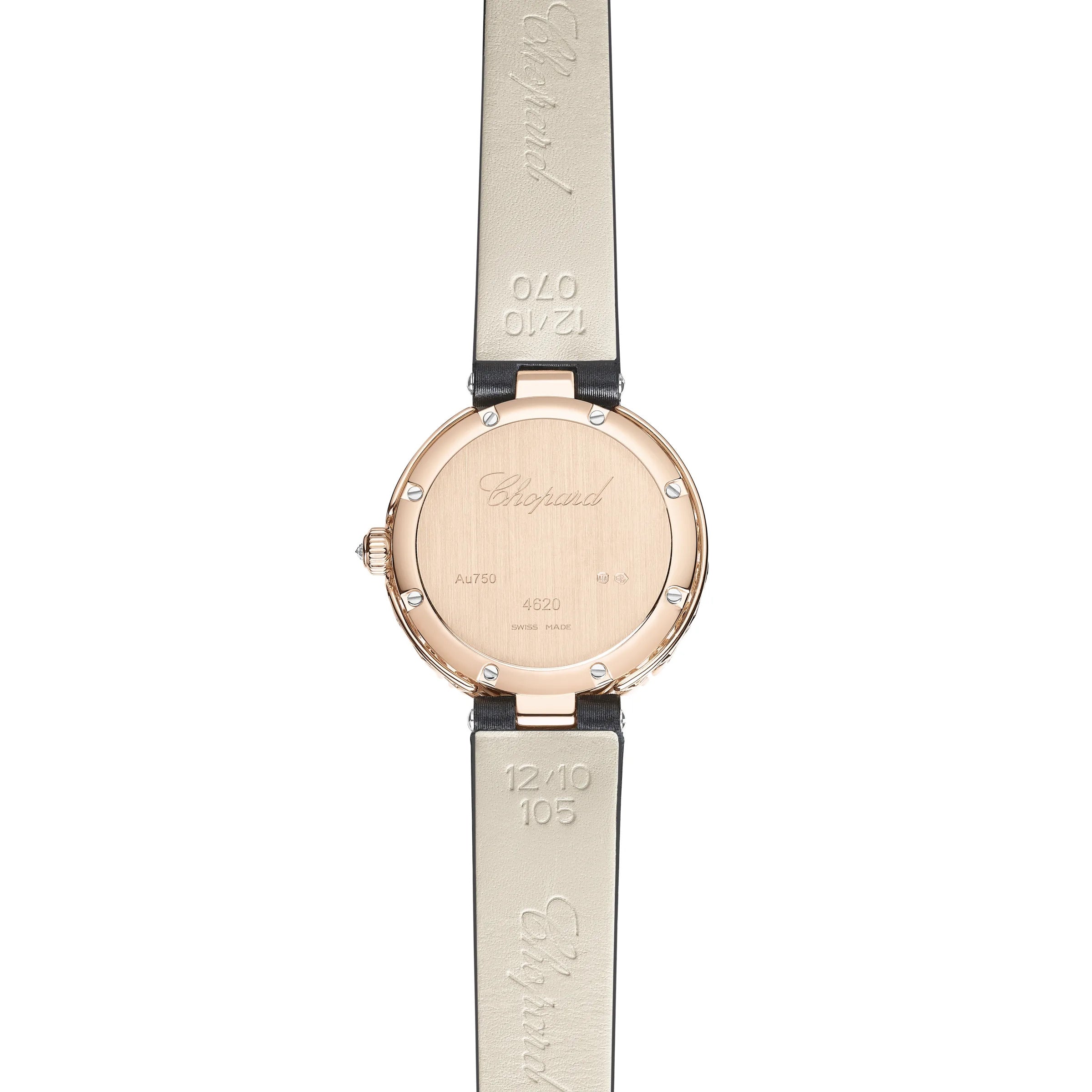 Chopard L’Heure Du Diamant Round Small 18K Rose Gold & Diamonds Ladies Watch