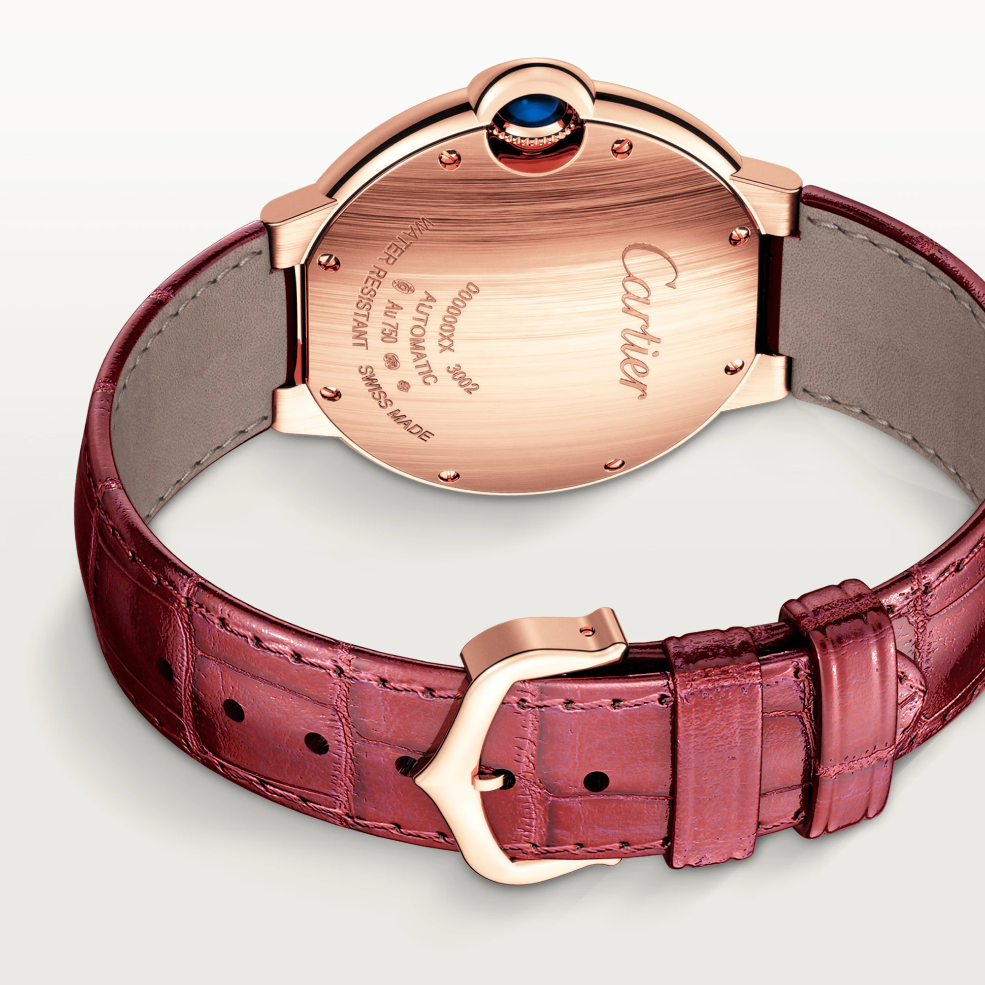 Cartier Ballon Bleu 36mm 18K Rose Gold & Diamond Lady's Watch - Premium Luxury Product