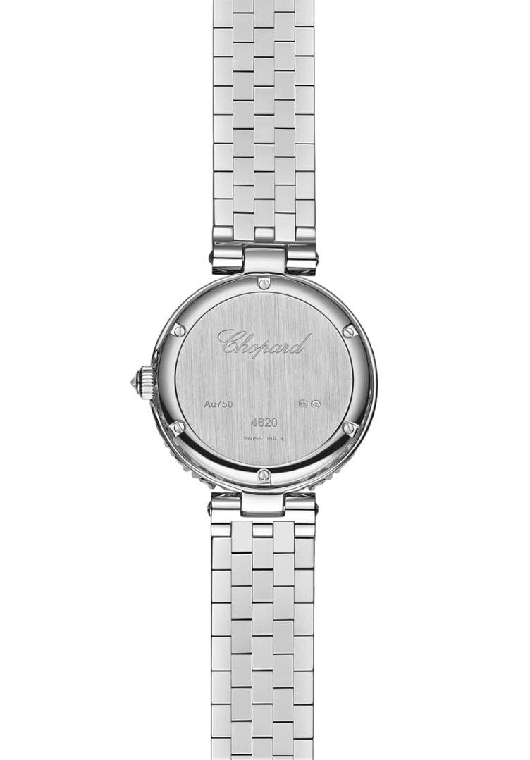 Chopard L’Heure Du Diamant Round Small 18K White Gold & Diamonds Ladies Watch