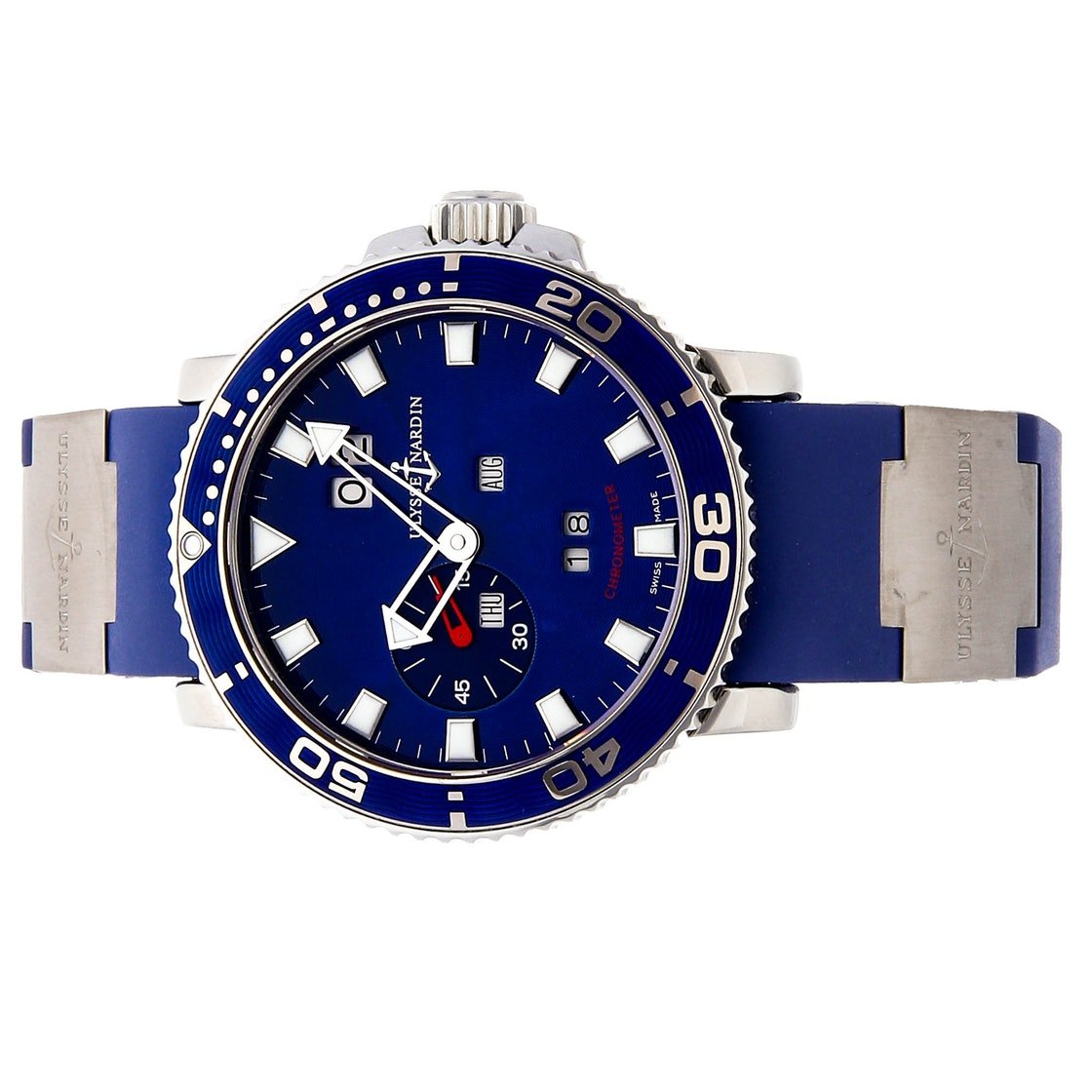 Ulysse Nardin Marine Aqua Perpetual Stainless Steel Mens Watch