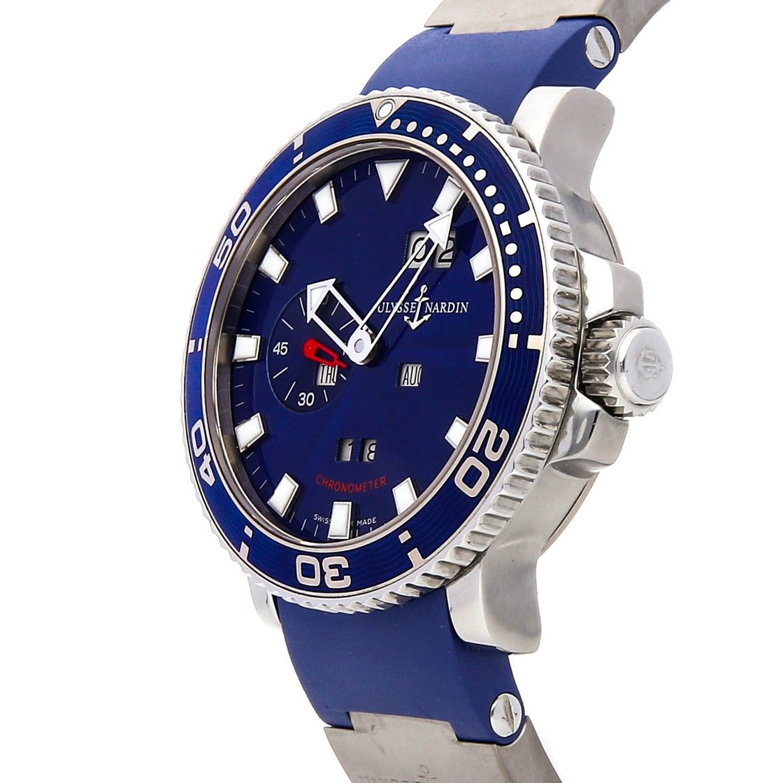 Ulysse Nardin Marine Aqua Perpetual Stainless Steel Mens Watch