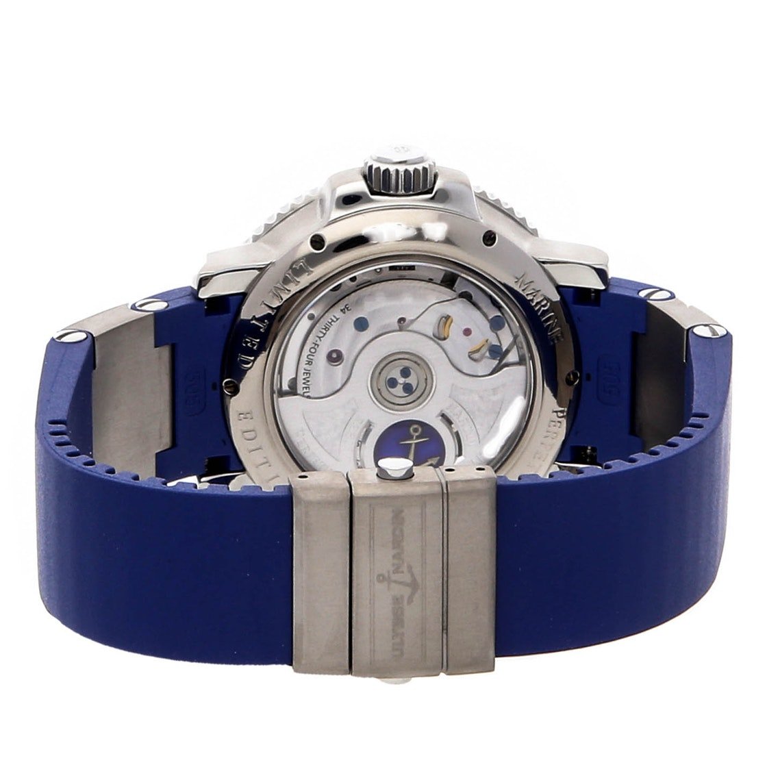 Ulysse Nardin Marine Aqua Perpetual Stainless Steel Mens Watch