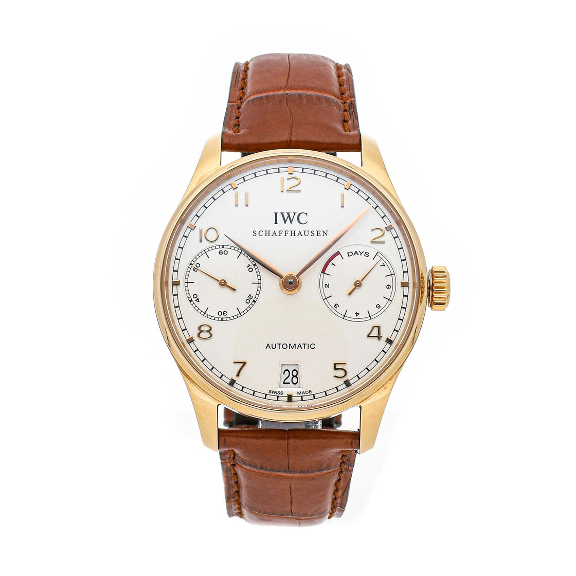 IWC Portugiese Automatic 18K Rose Gold Men’s Watch - Premium Luxury Product