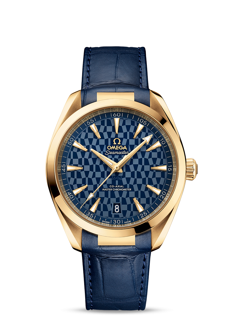 Omega Seamaster Aqua Terra Co-Axial Master Chronometer 18K Yellow gold Men's Watch - Premium Luxury Product
