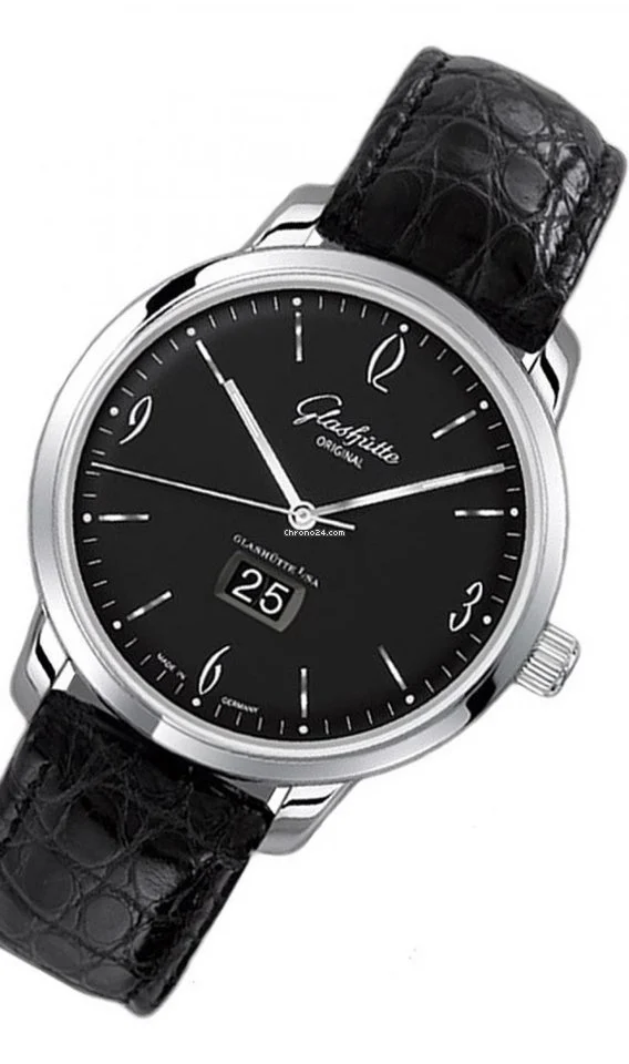 Glashutte Original Vintage Sixties Panorama Date Stainless steel Men's Watch - Premium Luxury Product