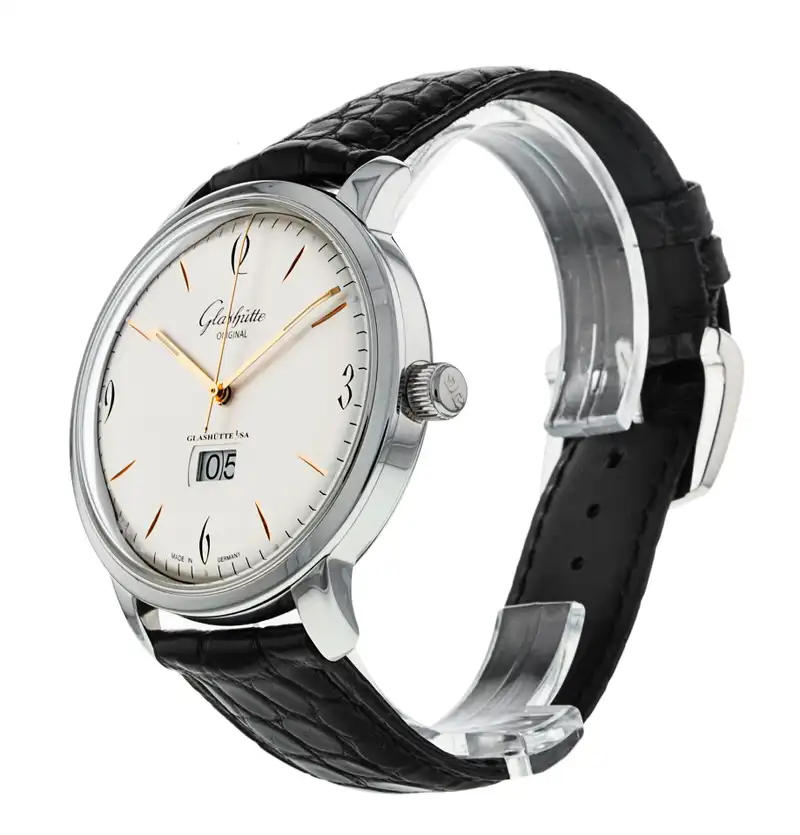 Glashutte Original Vintage Sixties Panorama Date Stainless steel Men's Watch - Premium Luxury Product