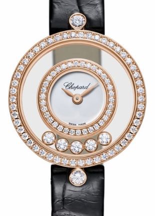 Chopard Happy Diamonds Icons 18K Rose Gold & Diamonds Ladies Watch - Premium Luxury Product