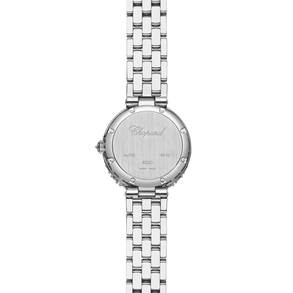 Chopard L’Heure Du Diamant Round Small 18K White Gold & Diamonds Ladies Watch