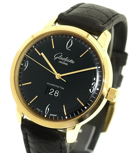 Glashutte Original Vintage Sixties 18K Rose Gold Men's Watch - Premium Luxury Product