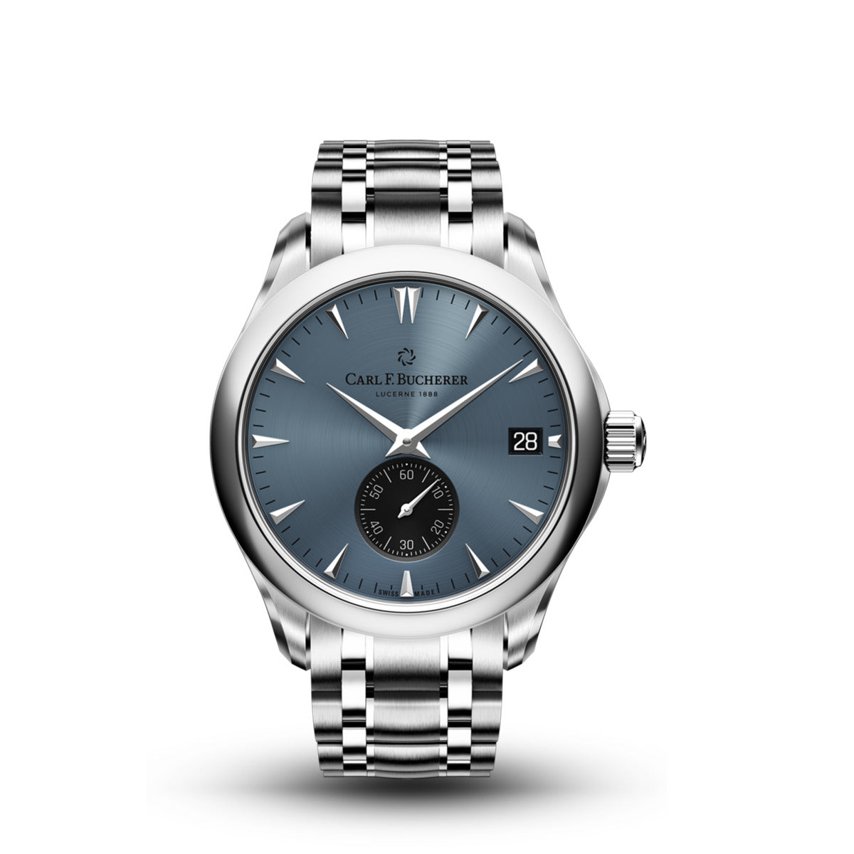 Carl F. Bucherer Manero Chronometer Stainless Steel Men's Watch - Premium Luxury Product