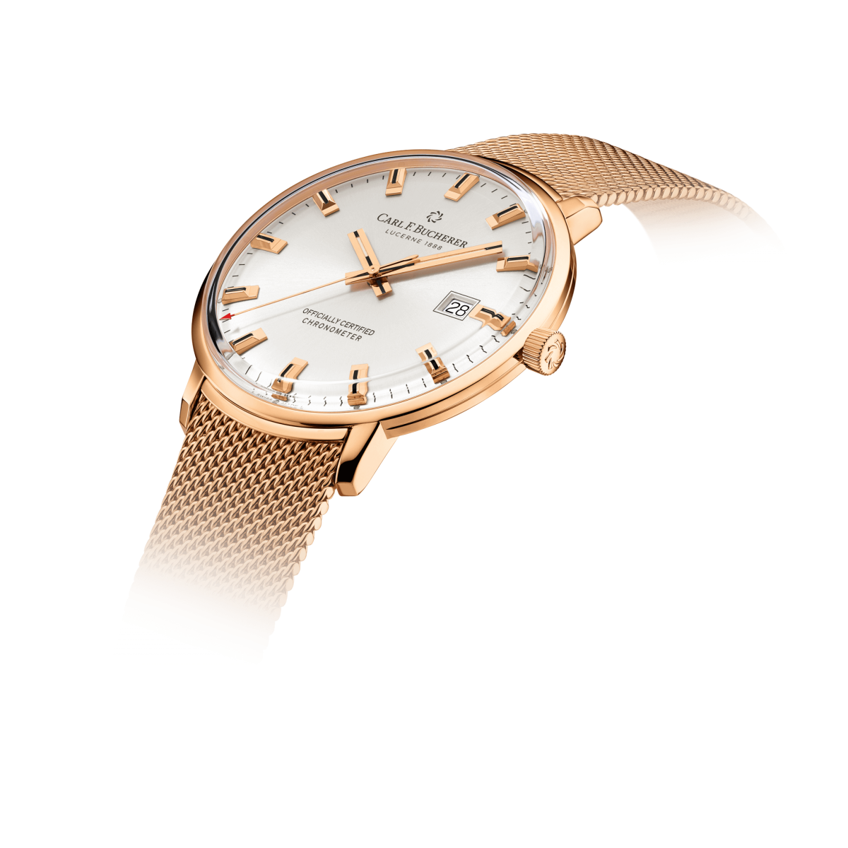 Carl F. Bucherer Haritage Chronometer 18K Rose gold Limited Edition Men's Watch - Premium Luxury Product