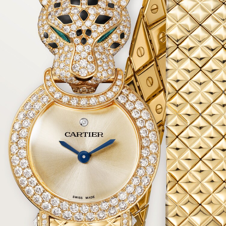 Cartier Panthère 18K Yellow Gold & Diamonds Ladies Watch - Premium Luxury Product