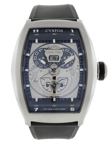 Cvstos Challenge Twin-Time Stainless Steel Men's Watch - Premium Luxury Product