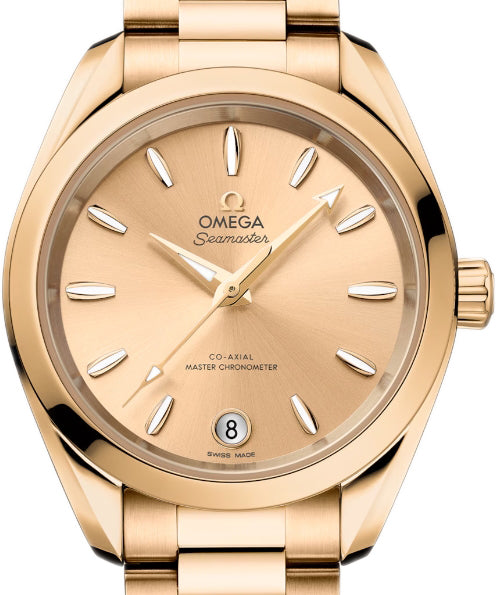 Omega Seamaster Aqua Terra 18K Moonshine™ gold Lady's Watch