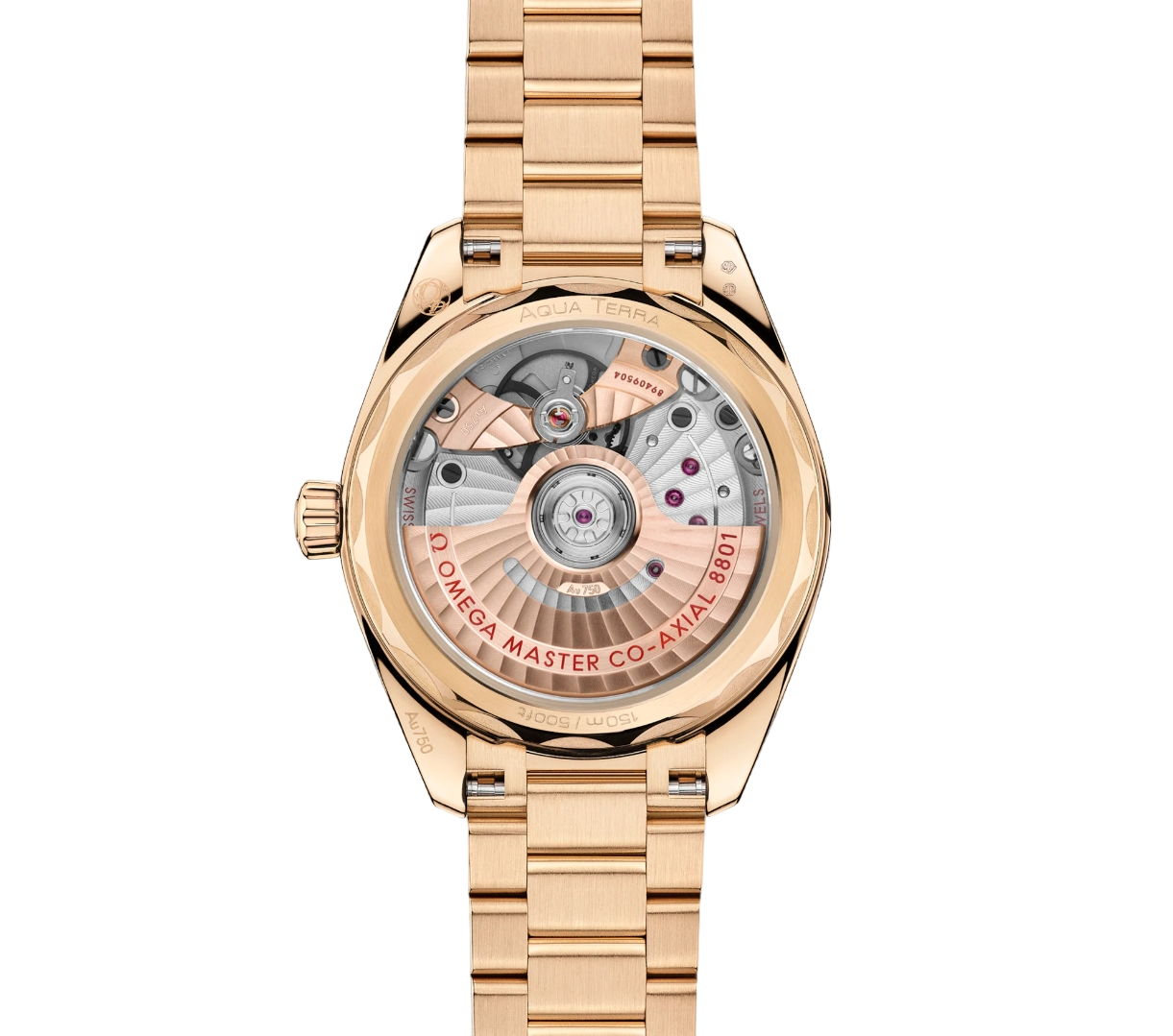 Omega Seamaster Aqua Terra 18K Moonshine™ gold Lady's Watch - Premium Luxury Product