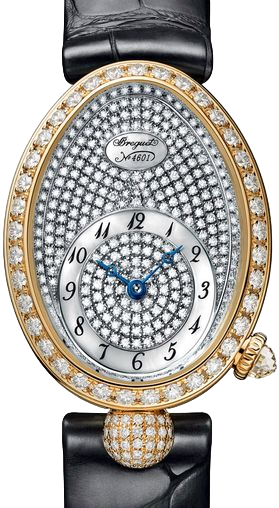 Breguet Reine de Naples 18K Yellow Gold & Diamonds Lady's Watch - Premium Luxury Product