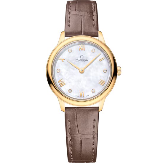 Omega De ville Prestige 18K Yellow Gold Lady's Watch - Premium Luxury Product