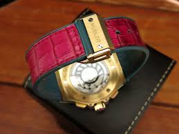 Hublot Big Bang Pop Art Chronograph 18K Yellow Gold & Amethysts Lady's Watch - Premium Luxury Product