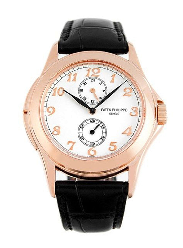 Patek Philippe Calatrava Travel Time 18K Rose Gold Men's Watch