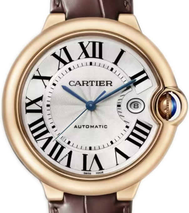 Cartier Ballon Bleu 42mm 18K Rose Gold Men's Watch - Premium Luxury Product
